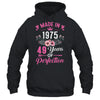 49 Birthday Decorations Women Female 49th 1975 Birthday Shirt & Tank Top | teecentury