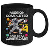 4th Birthday Astronaut 4 Years Old Outer Space Birthday Mug | teecentury
