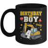 4th Birthday Boy 4 Years Old Excavator Three Decorations Mug | teecentury