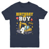 4th Birthday Boy 4 Years Old Excavator Three Decorations Youth Shirt | teecentury