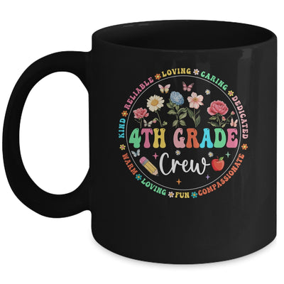 4th Grade Crew Back To School Kindergarten Teacher Kids Mug | teecentury