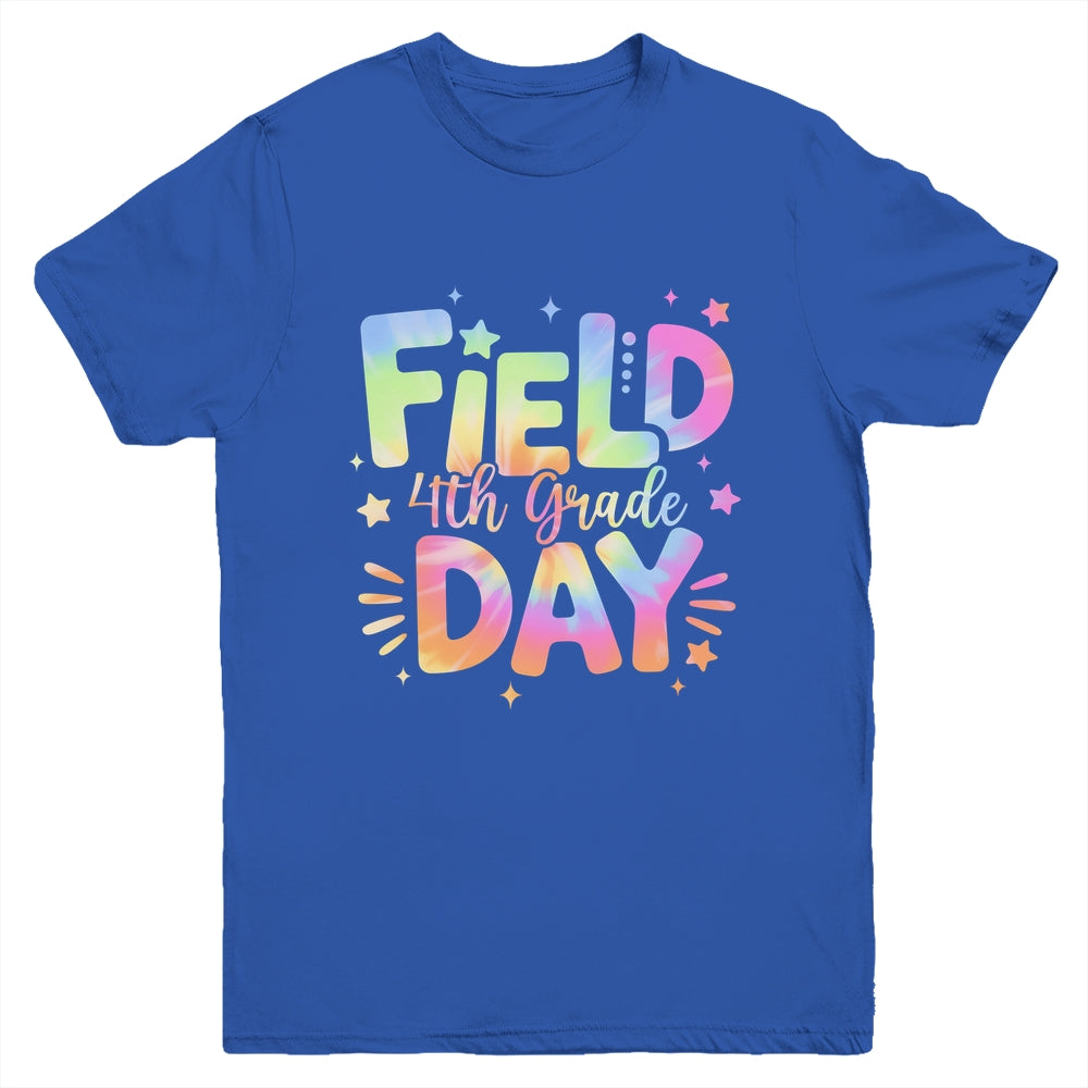 4th Grade Field Day 2025 Let The Games Begin Kids Teacher Youth Shirt | teecentury