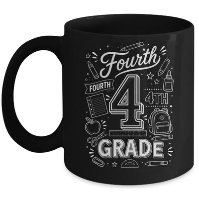 4th Grade For Boys Back To School First Day Fourth Grade Mug | teecentury