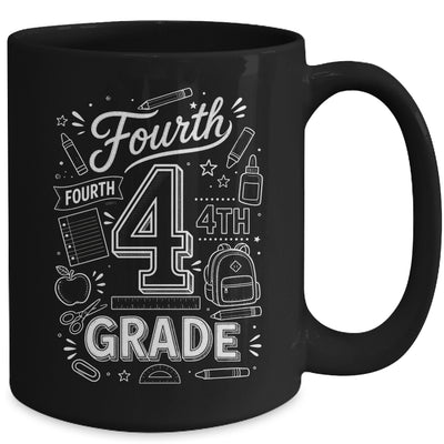 4th Grade For Boys Back To School First Day Fourth Grade Mug | teecentury