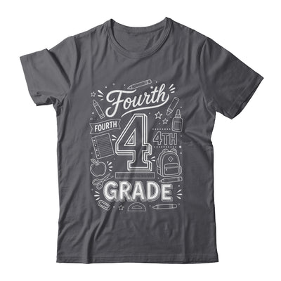 4th Grade For Boys Back To School First Day Fourth Grade Shirt & Hoodie | teecentury