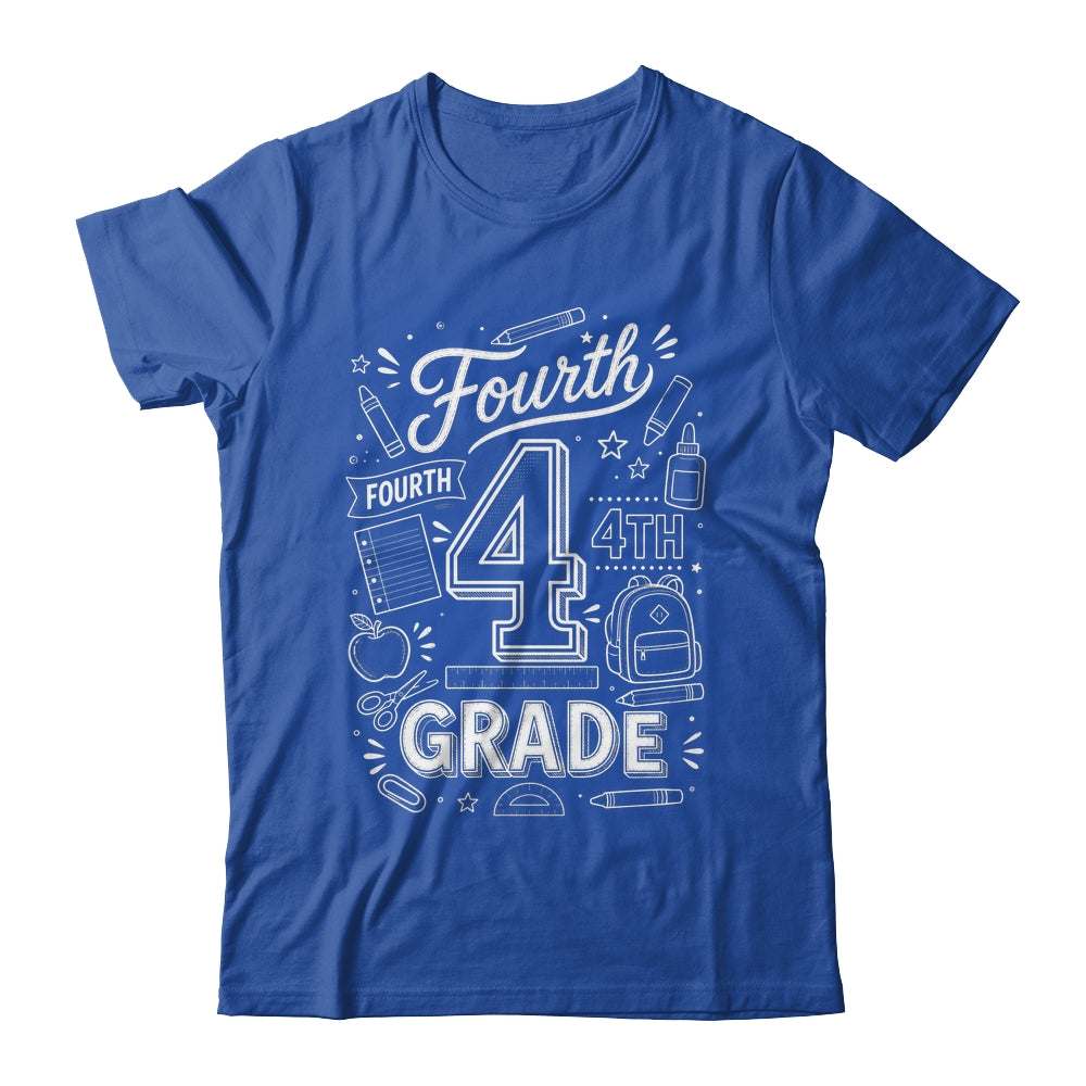 4th Grade For Boys Back To School First Day Fourth Grade Shirt & Hoodie | teecentury