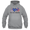 4th Of July Cheer Girl Peace Love Cheerleading American Teen Shirt & Tank Top | teecentury