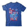 4th Of July Family Celebration 2025 Family Matching Group Shirt & Tank Top | teecentury