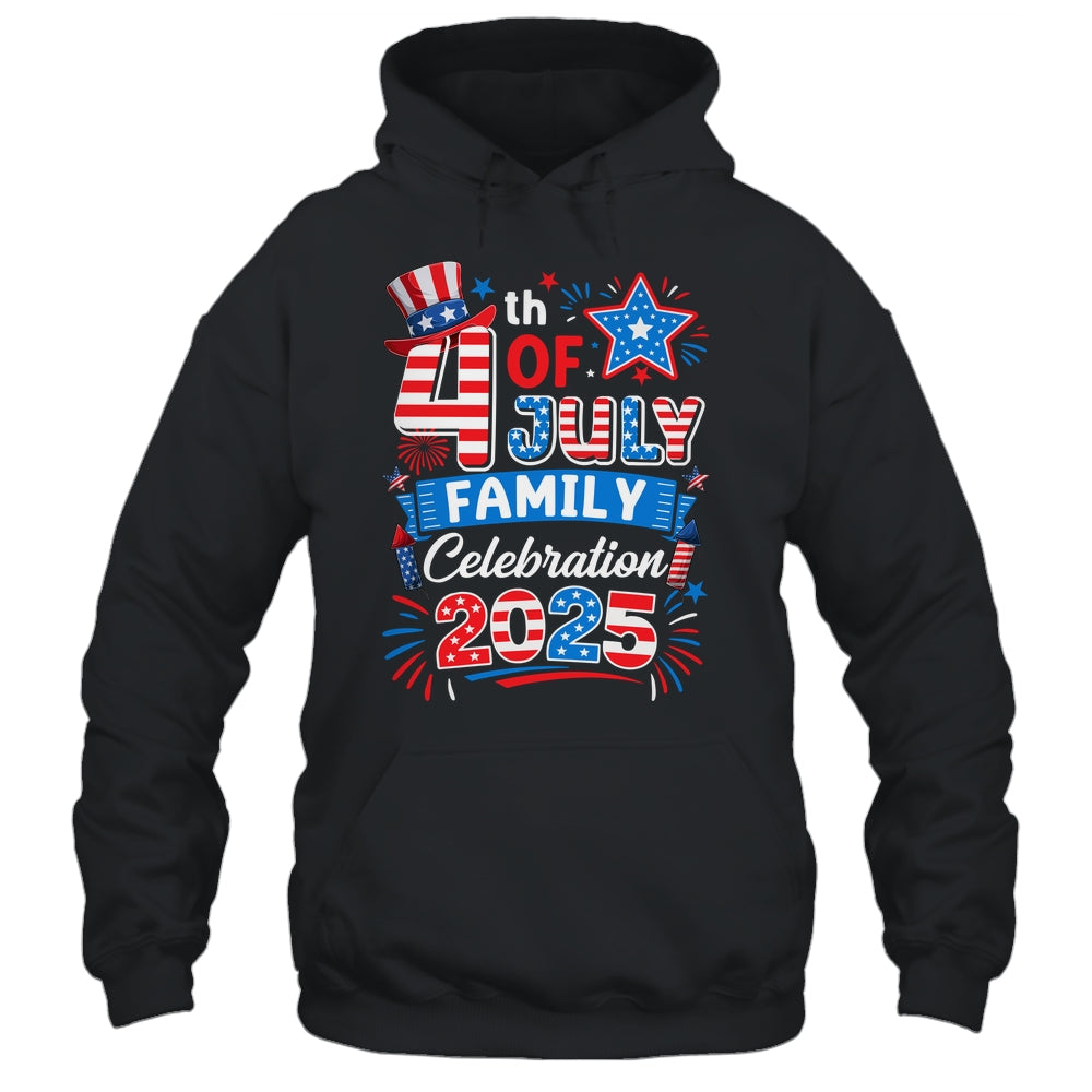 4th Of July Family Celebration 2025 Family Matching Group Shirt & Tank Top | teecentury