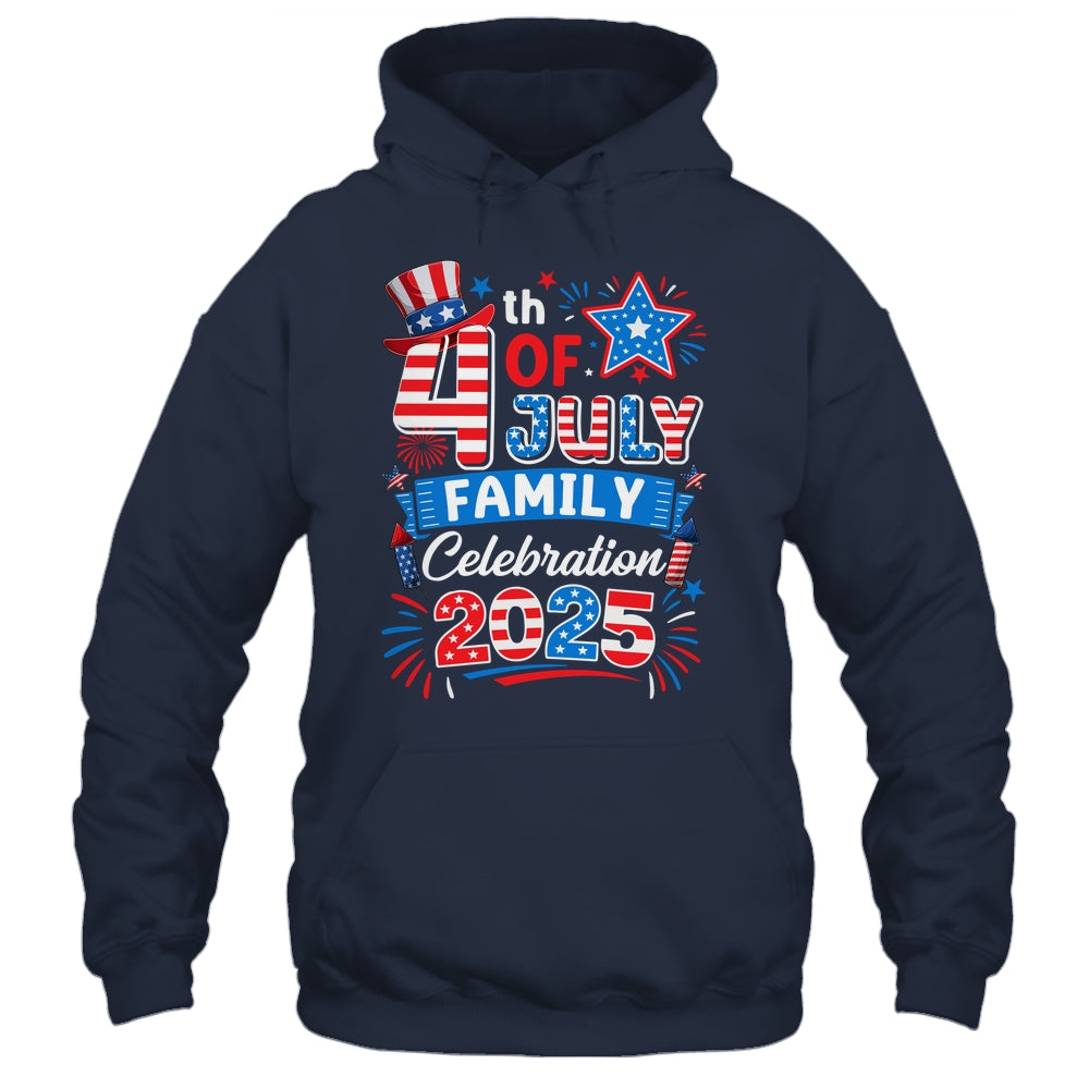 4th Of July Family Celebration 2025 Family Matching Group Shirt & Tank Top | teecentury