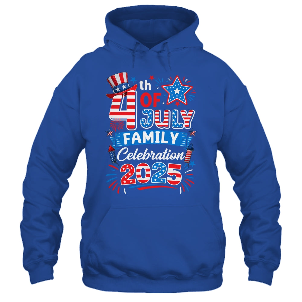 4th Of July Family Celebration 2025 Family Matching Group Shirt & Tank Top | teecentury