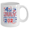 4th Of July Family Matching Group Family Celebration 2025 Mug | teecentury