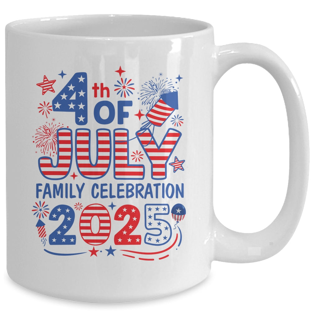 4th Of July Family Matching Group Family Celebration 2025 Mug | teecentury