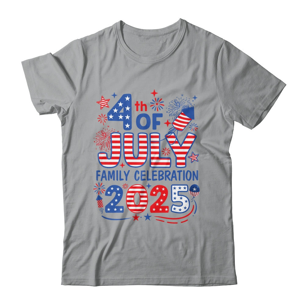 4th Of July Family Matching Group Family Celebration 2025 Shirt & Tank Top | teecentury