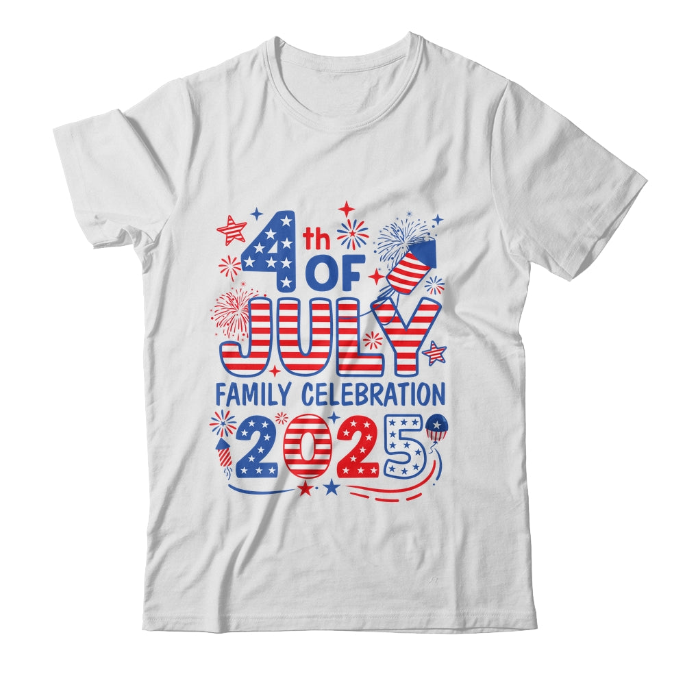 4th Of July Family Matching Group Family Celebration 2025 Shirt & Tank Top | teecentury