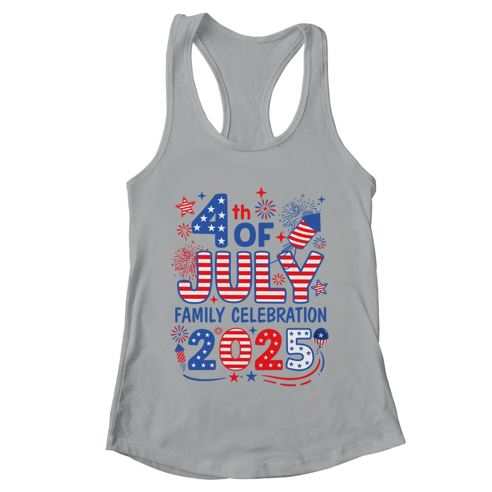 4th Of July Family Matching Group Family Celebration 2025 Shirt & Tank Top | teecentury