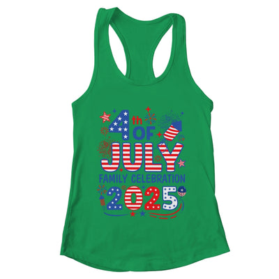 4th Of July Family Matching Group Family Celebration 2025 Shirt & Tank Top | teecentury