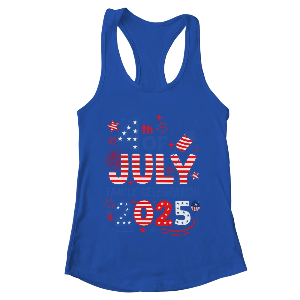 4th Of July Family Matching Group Family Celebration 2025 Shirt & Tank Top | teecentury