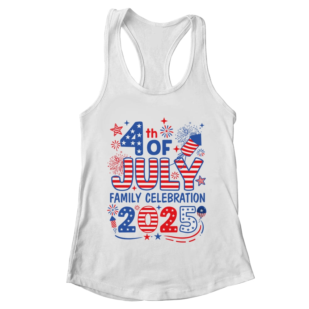 4th Of July Family Matching Group Family Celebration 2025 Shirt & Tank Top | teecentury