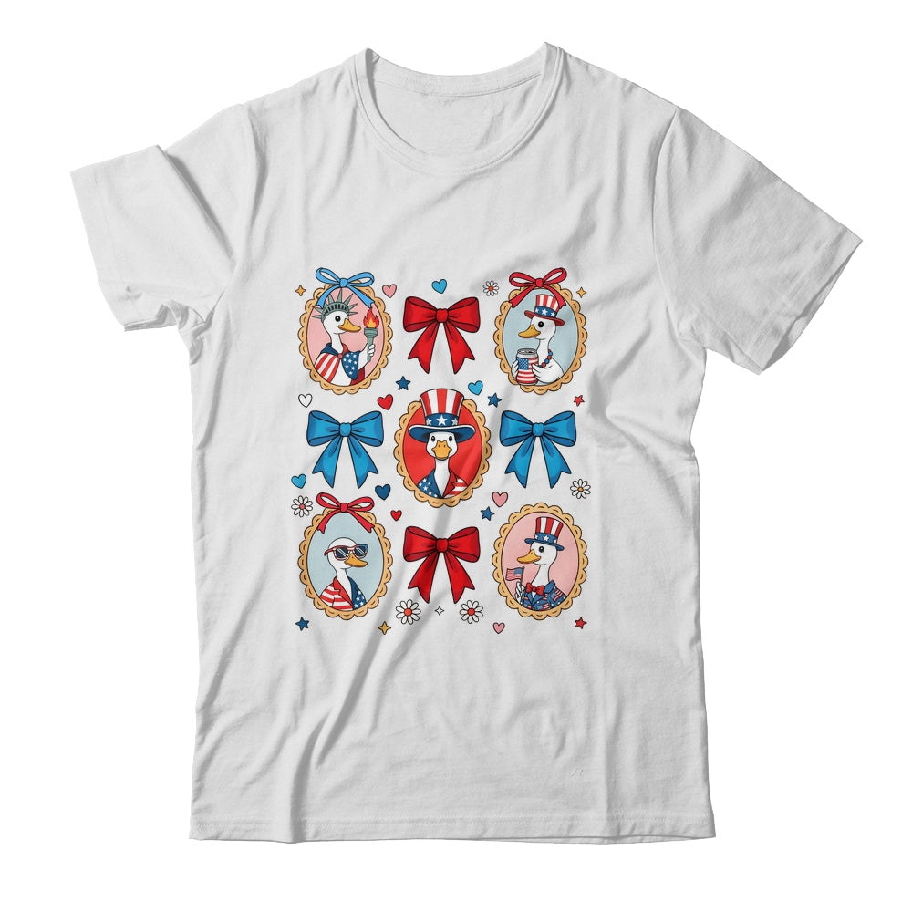 4th Of July Goose Patriotic Coquette Goose Independence Shirt & Tank Top | teecentury