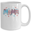 4th Of July Mama American Mama Fourth Of July Patriotic Mom Mug | teecentury