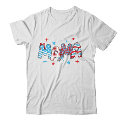 4th Of July Mama American Mama Fourth Of July Patriotic Mom Shirt & Tank Top | teecentury
