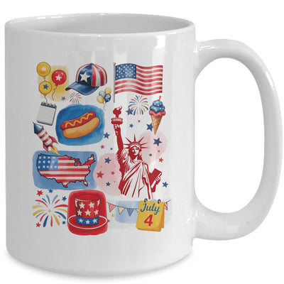 4th Of July Patriotic USA American Flag Independence Day Mug | teecentury