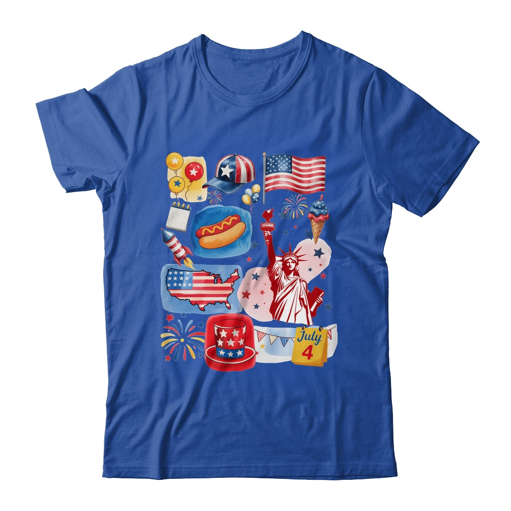 4th Of July Patriotic USA American Flag Independence Day Shirt & Tank Top | teecentury