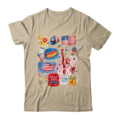 4th Of July Patriotic USA American Flag Independence Day Shirt & Tank Top | teecentury
