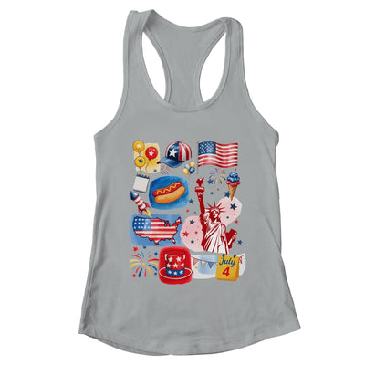 4th Of July Patriotic USA American Flag Independence Day Shirt & Tank Top | teecentury
