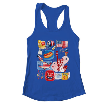 4th Of July Patriotic USA American Flag Independence Day Shirt & Tank Top | teecentury