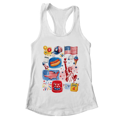4th Of July Patriotic USA American Flag Independence Day Shirt & Tank Top | teecentury