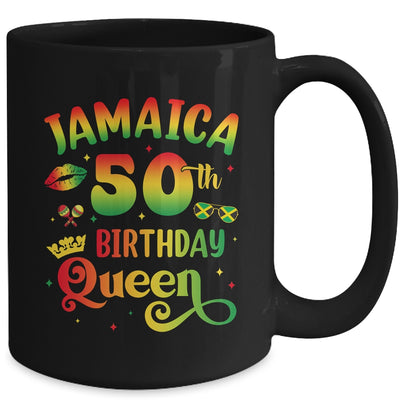 50Th Birthday Queen Jamaica Birthday Girl Matching Party Mug | teecentury