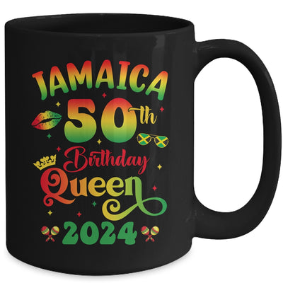 50Th Birthday Queen Jamaica Girl Matching Party 2024 Mug | teecentury