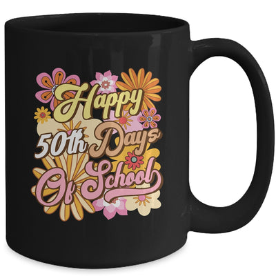 50 Days Of School 50th Day Of School Groovy Retro Mug | teecentury