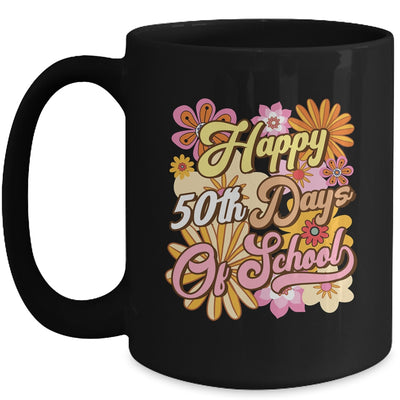 50 Days Of School 50th Day Of School Groovy Retro Mug | teecentury