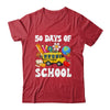 50 Days Of School Cute Bus Women Kids Groovy Shirt & Hoodie | teecentury