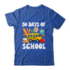 50 Days Of School Cute Bus Women Kids Groovy Shirt & Hoodie | teecentury