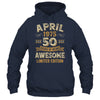 50 Years Awesome Vintage April 1975 50th Birthday Shirt & Hoodie | teecentury