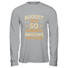 50 Years Awesome Vintage August 1975 50th Birthday Shirt & Hoodie | teecentury