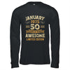 50 Years Awesome Vintage January 1975 50th Birthday Shirt & Hoodie | teecentury