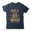 50 Years Awesome Vintage July 1975 50th Birthday Shirt & Hoodie | teecentury