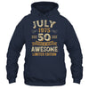 50 Years Awesome Vintage July 1975 50th Birthday Shirt & Hoodie | teecentury