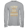 50 Years Awesome Vintage June 1975 50th Birthday Shirt & Hoodie | teecentury