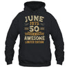 50 Years Awesome Vintage June 1975 50th Birthday Shirt & Hoodie | teecentury
