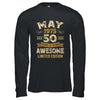 50 Years Awesome Vintage May 1975 50th Birthday Shirt & Hoodie | teecentury