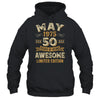 50 Years Awesome Vintage May 1975 50th Birthday Shirt & Hoodie | teecentury