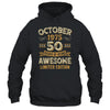 50 Years Awesome Vintage October 1975 50th Birthday Shirt & Hoodie | teecentury