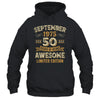 50 Years Awesome Vintage September 1975 50th Birthday Shirt & Hoodie | teecentury