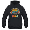 50 Years Old Awesome Since April 1974 50th Birthday Groovy Shirt & Tank Top | teecentury